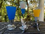 3 space age achtige lampen, Ophalen of Verzenden, Gebruikt, Glas