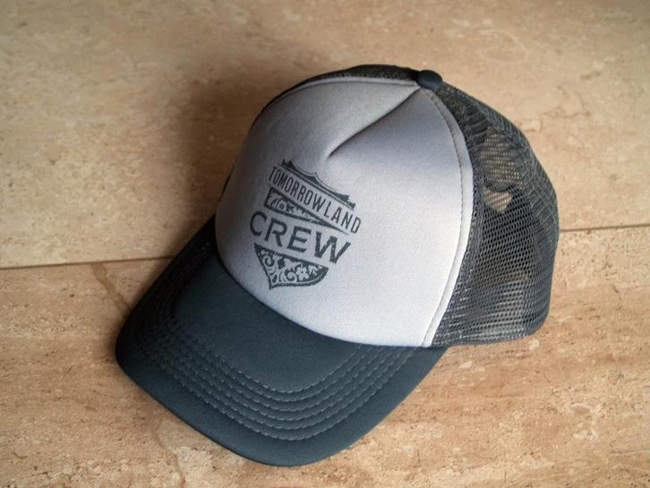 Tomorrowland crew PET, cap: grijs, nieuw, TML one world, Kleding | Heren, Hoeden en Petten, Nieuw, Pet, One size fits all, Ophalen of Verzenden