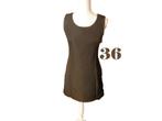 (63) -robe femme t. 36 noire - unika -, Unika, Zwart, Ophalen of Verzenden, Zo goed als nieuw