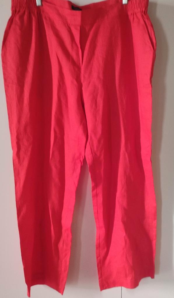 Broek Diversa - Maat 52, Kleding | Dames, Grote Maten, Nieuw, Rood, Ophalen of Verzenden
