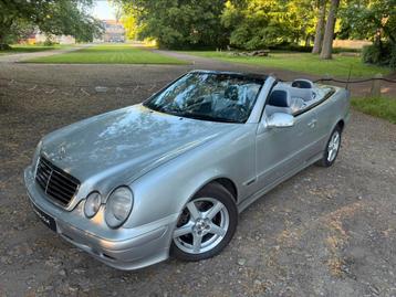 Mercedes CKL 200 Kompressor AUTOMAAT UNIEK Full Opties !!, Auto's, Mercedes-Benz, 4 cilinders, Cabriolet, Particulier, Blauw