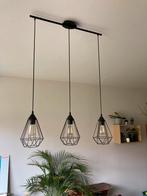 Zwarte hanglamp merk EGLO - Tarbes - 3 x E27, Comme neuf, 75 cm ou plus, Enlèvement, Vintage stijl
