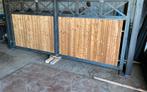 Nieuwe poort staal met hout, Ophalen of Verzenden