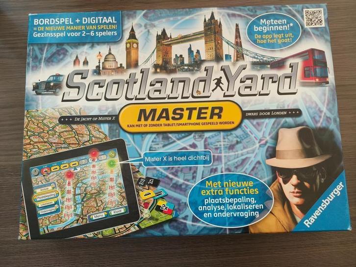 Schotland Yard Master - als nieuw, Hobby en Vrije tijd, Gezelschapsspellen | Bordspellen, Nieuw, Vijf spelers of meer, Ophalen