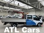 Ford Transit 2.4 Diesel | Kraan | Trekhaak | Open Laadbak, Auto's, Bestelwagens en Lichte vracht, Te koop, 2402 cc, Airconditioning