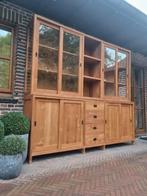 Teak xxl buffetkast/vitrinekast GRATIS LEVERING