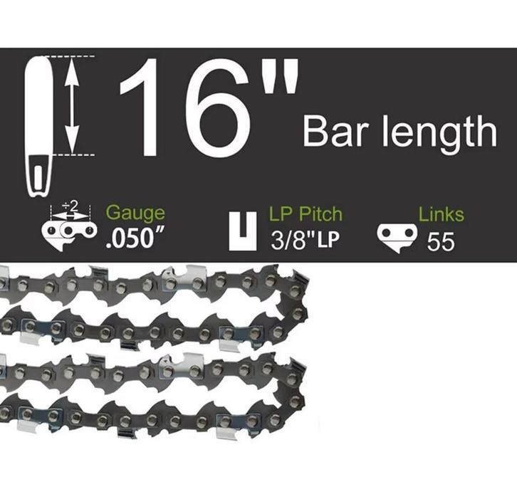 16" / 406mm Kettingzaag 16 inch Ketting Zaag voor Motorzaag, Tuin en Terras, Hand-tuingereedschap, Nieuw, Verzenden