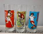Lot 3 Coca Cola Coca-Cola glazen sport 1991 tennis wielrenne, Verzamelen, Ophalen of Verzenden, Zo goed als nieuw, Bierglas