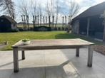 Tuintafel, Tuin en Terras, Tuintafels, Ophalen, Gebruikt, Rechthoekig, Hout