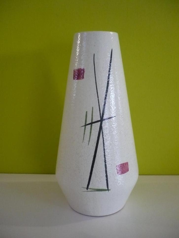 Knappe vintage fifties vaas Scheurich ( west-germany), Antiek en Kunst, Antiek | Vazen, Ophalen of Verzenden