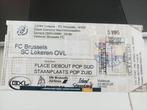 Ticket FC Brussels vs Lokeren 28/01/06, Collections, Articles de Sport & Football, Utilisé, Enlèvement ou Envoi