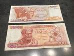 Grèce 2 billets différents, Timbres & Monnaies, Monnaies & Billets de banque | Collections, Enlèvement ou Envoi, Billets de banque