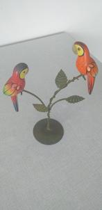 Vintage handmade houten papegaaikes.Uit oude tijd., Enlèvement