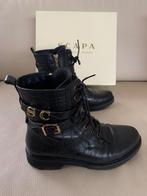 Zwarte lederen bottines Scapa, maat 38, Kleding | Dames, Schoenen, Scapa, Zwart, Lage of Enkellaarzen, Ophalen of Verzenden