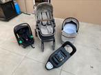Poussette Chicco trio + base isofix, Kinderen en Baby's, Kinderwagens en Combinaties, Ophalen, Zo goed als nieuw, Kinderwagen