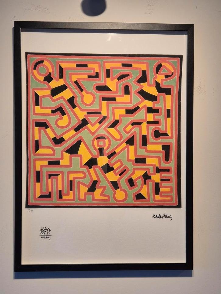 Keith Haring Litho, Antiek en Kunst, Kunst | Litho's en Zeefdrukken, Ophalen