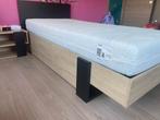 Compleet 1 persoonsbed met bedlade, Huis en Inrichting, Slaapkamer | Bedden, Ophalen, Zo goed als nieuw