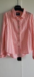 Roze blouse met hartjes - Scotch & Soda - maat 8 j (128), Gebruikt, Meisje, Ophalen of Verzenden, Shirt of Longsleeve