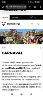 Vier valentijn en carnaval aan zee haven Blankenberge