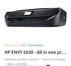 Scanner printer copy wifi, Ophalen of Verzenden, Zo goed als nieuw, Kopieren, HP envy 5030 WiFi !!!