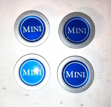 Centercaps blauw Classic Mini. beschikbaar voor biedingen