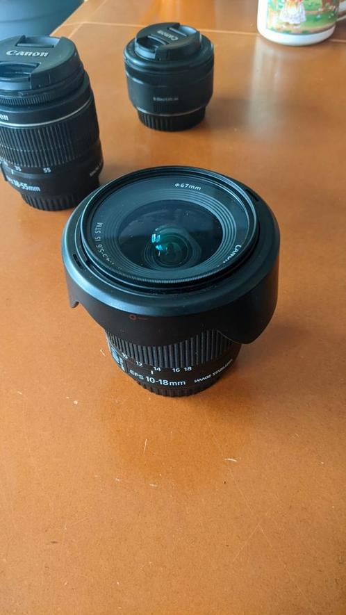 Canon EF-S 10-18mm f/4.5-5.6 IS STM bijna nieuw, Audio, Tv en Foto, Foto | Lenzen en Objectieven, Zo goed als nieuw, Groothoeklens