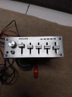 Vintage Philips Booster-equalizer Hi-Q 140 oldtimer, Auto diversen, Autoradio's, Ophalen, Gebruikt