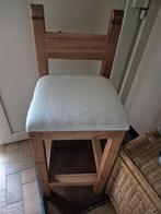 1 barkruk  hout, Ophalen of Verzenden, Gebruikt