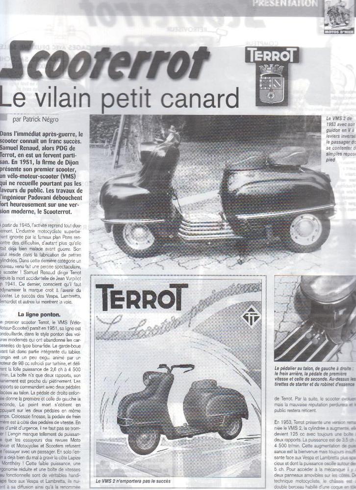 Motos d'hier Scooter Terrot collection, Boeken, Motoren, Gelezen, Verzenden