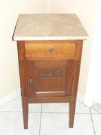 Antiek nachtkastje met marmeren bovenblad., Ophalen