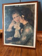 reproductie schilderij Renoir - met kader, Enlèvement, Peinture