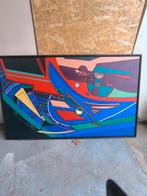 Peinture de Roland Lavianne. Faire offre, Antiek en Kunst, Kunst | Schilderijen | Abstract, Ophalen of Verzenden