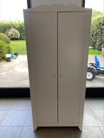 witte kledingkast te koop, Ophalen, Met hangruimte, 50 tot 100 cm, Zo goed als nieuw