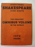 BK1. Everything Shakespeare ever Wrote The Greatest Omnibus, Théâtre, Comme neuf, William Shakespeare, Envoi