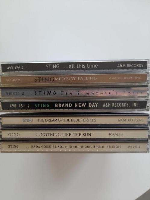 Sting  ( lotje 7 cd's  ), Cd's en Dvd's, Cd's | Overige Cd's, Gebruikt, Ophalen of Verzenden