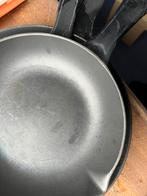 3 x AGA gietijzeren koekenpan, Huis en Inrichting, Ophalen, Gebruikt, Gietijzer, Pannenset