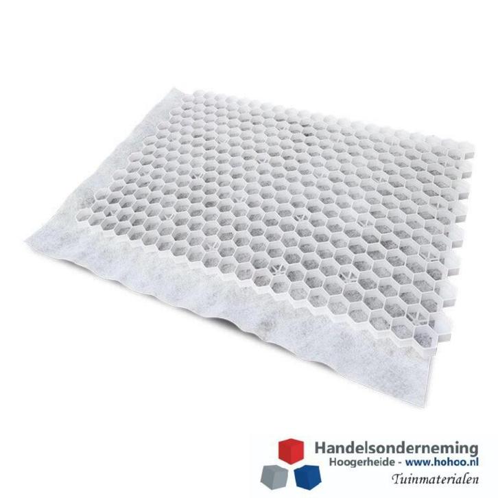 Grind split platen honingraat mat HOGE kwaliteit oprit pad, Tuin en Terras, Grind, Keien en Split, Nieuw, Overige typen, Wit, Verzenden