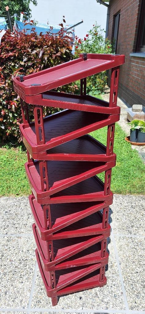 Schoenenrek in kunststof met 12 leggers., Huis en Inrichting, Kasten | Schoenenrekken, Zo goed als nieuw, Ophalen of Verzenden