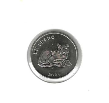 Congo, Democr. Republ., 1 Franc 2004, African Golden Cat., Enlèvement ou Envoi, Autres pays, Monnaie en vrac