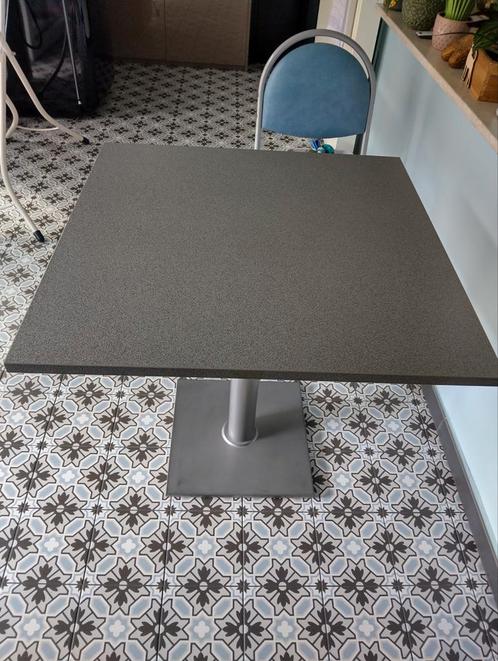 Keukentafel, Huis en Inrichting, Tafels | Eettafels, Gebruikt, 50 tot 100 cm, 50 tot 100 cm, Vier personen, Vierkant, Metaal, Ophalen