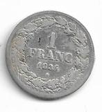 België: 1 frank Leopold 1 - 1834 = morin 23 = zeldzaam, Postzegels en Munten, Verzenden, Zilver, Losse munt, Zilver