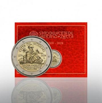 2 euro Vaticaan 2024 - St. Thomas Aquinas (BU), Ophalen of Verzenden, Vaticaanstad, 2 euro, Setje