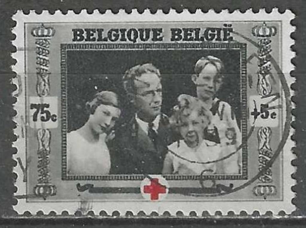 Belgique 1939 - Yvert/OBP 499 - 75 ans de la Croix-Roug (ST), Envoi, Affranchi, Oblitéré, Croix-Rouge