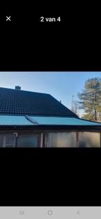 Elektrische luifel merk Brustor 8m breed op 3m diep, Tuin en Terras, Ophalen, Gebruikt, 450 cm of meer, Elektrisch