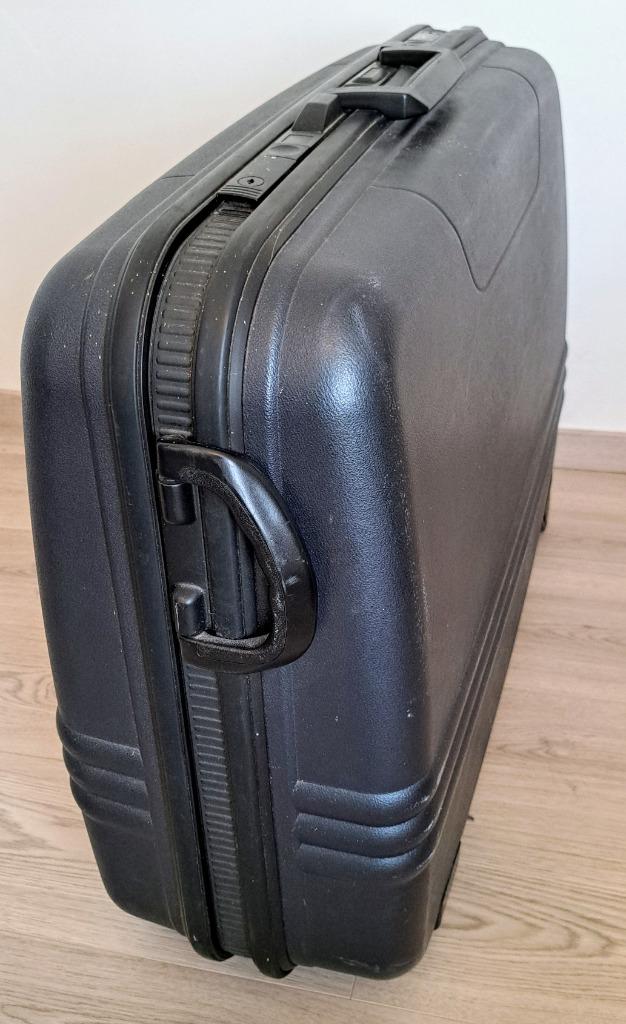 Stevige reiskoffer - Echolac Zwart - met Combinatieslot, Enlèvement ou Envoi, 70 cm ou plus, Plastique dur, Comme neuf