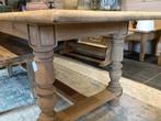 MASSIEVE OUDE EIKEN EETTAFEL, Ophalen, Eikenhout, 50 tot 100 cm, Vijf personen of meer