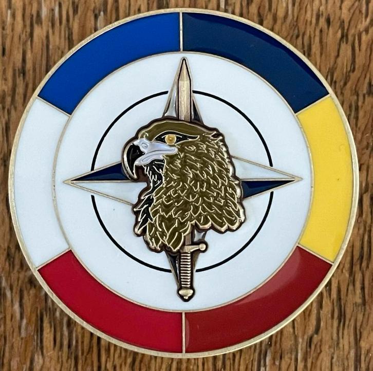 Coin Aigle Roumanie FR/BE, Collections, Objets militaires | Général, Armée de terre, Envoi