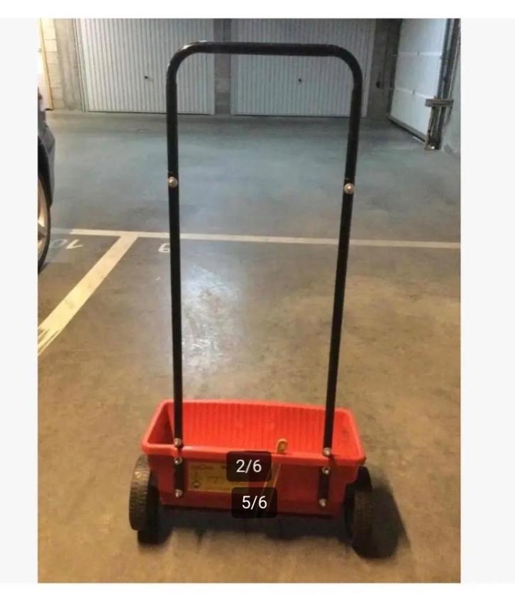 Wolf Garten strooiwagentje aan 17,50€ - WE330, Tuin en Terras, Aarde en Mest, Overige typen, Ophalen