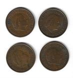 Munt Nederland 4 x 5 Cents (Stuiver)(Juliana) Fr, Enlèvement ou Envoi, Monnaie en vrac, 5 centimes, Reine Juliana