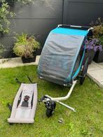 Fietskar Thule Coaster 2 XT Blue + babyhangmat, Fietsen en Brommers, Ophalen, Zo goed als nieuw, Thule